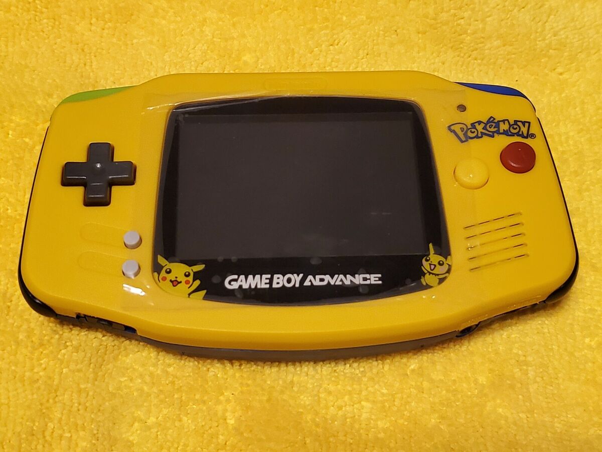 Nintendo Gameboy Advance IPS v2 Pokemon Yellow Edition