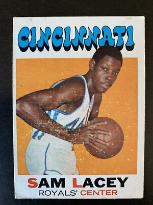 1971-72 Topps Sam Lacey #57 Rookie RC VG