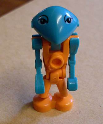 Lego Life on Mars - LoM Martian - Vega Figur Alien Figuren orange türkis Neu