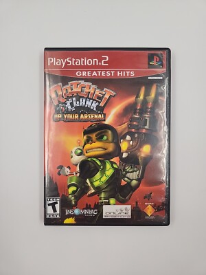 Ratchet & Clank Up Your Arsenal PS2 PlayStation 2 Complete CIB Greatest Hits