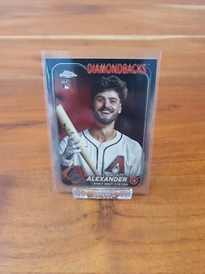 2024 Topps Chrome Update Series Blaze Alexander Diamondbacks #USC 62 Pro Debut