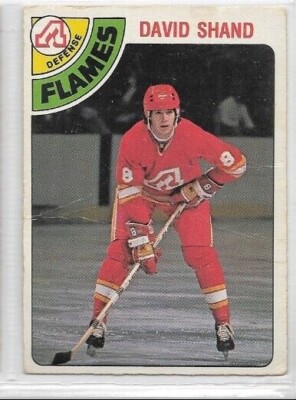 David Shand Atlanta Flames 1978-79 O-PEE-CHEE OPC BASE #356