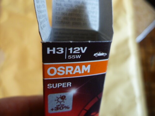2 Lights OSRAM Super H3 12V 55W - Picture 4 of 5
