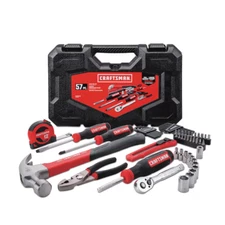 Craftsman 57 Piece Household Mixed Tool Set with Hard Case   Brand New