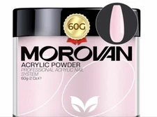 Morovan Acrylic Nail  Powder And  Monomer Liquid Set  Pink And Clear