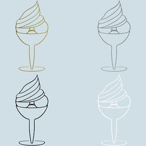 Eisbecher 20cm Aufkleber Tattoo Eis Cafe Schaufenster Fenster Glas Auto Folie Eisbecher 20cm Aufkleber Tattoo Eis Cafe Schaufenster Fenster Glas Auto Folie