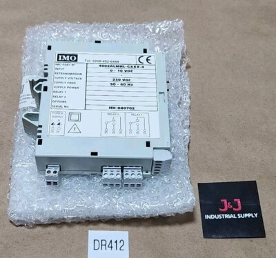*NEW* IMO 4002ALMHL-GXXX-4 Dual Trip Amplifier 4002-ALM 0-10Vdc 230V + Warranty!