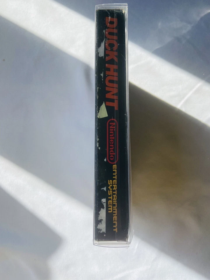 Auténtica caja de pestañas colgantes vintage Nintendo NES Duck Hunt 1985 con manual ver foto Foto 3 de 4