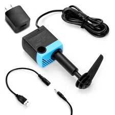 Cat Water Fountain Pump,USB Replacement Pump for Pet Drinking Fountains Compa...
