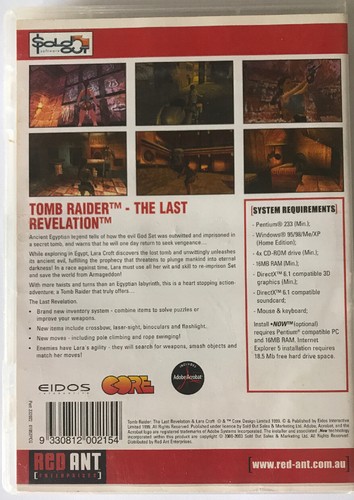 Tomb Raider - The Last Revelation PC Game - Picture 2 of 2