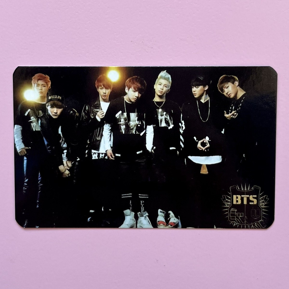 Unofficial BTS OT7 '2 Cool 4 Skool' Japan group photocard