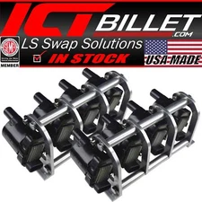 LS Remote Mount Coil Relocation Brackets D585 LSX LS LQ4 LQ9 Swap Billet