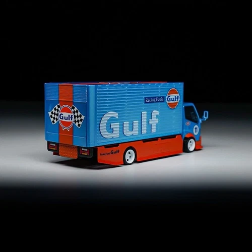 GB MT 1:64 Gulf H300 Tow Truck Custom Racing Fuets Modell Diecast Sammelauto - Bild 4 von 18
