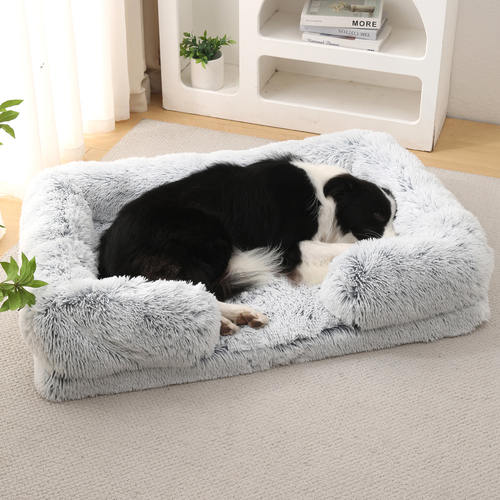 Plush round Pet Bed Dog Bed Winter eBay