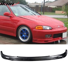 Fits 92-95 Honda Civic Eg Coupe Hatch Mugen Style Front Bumper Lip Spoiler - Pp