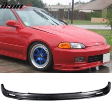 Fits 92-95 Honda Civic EG Coupe Hatch Mugen Style Front Bumper Lip Spoiler - PP