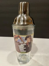 Vintage Glass Cocktail Martini Shaker Mixer Strainer Top Bar 5 O'Clock Girls