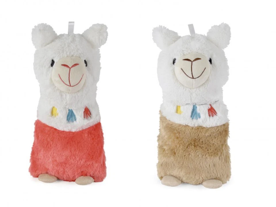 SLUMBERZ Llama Hot Water Bottle Novelty Kids Plush Animal Warm Cosy Gift 750ml