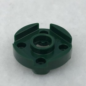 LEGO 4032 Dark Green Plate, Round 2 x 2 with Axle Hole (x1)