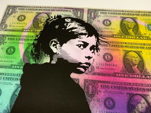 Chris Boyle Money Art Love Colour print 50/50 - Picture 7 of 12