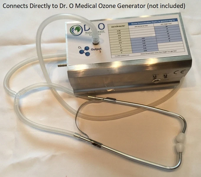 Ozone Ear Insufflation Unit Stethoscope Ozone Insufflator with Silicone  Tubing | eBay