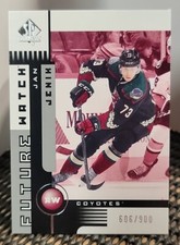 2021-22 UD SP Authentic Jan Jenik Retro Future Watch Rookie RC #/900 Arizona