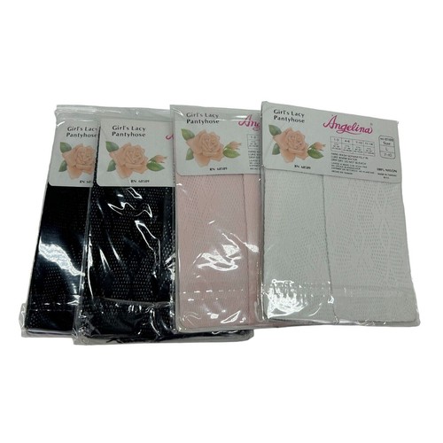 33 Vintage Girls Pantyhose and Tights Stretch Lace Pantyhose Sophia plus others - Picture 6 of 20