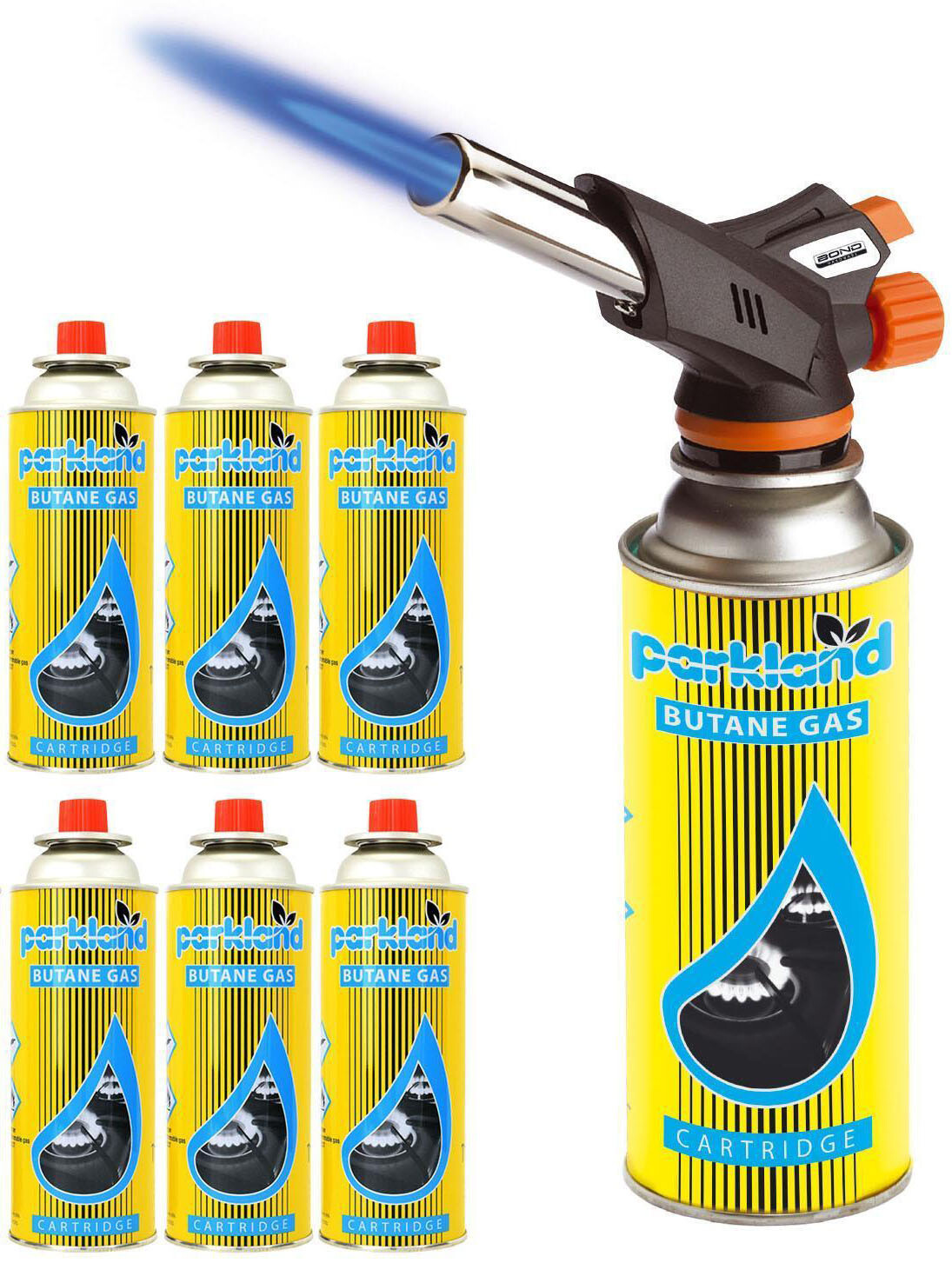 Butane Gas Blow Torch Burner Welding Auto Ignition Soldering BBQ Flame