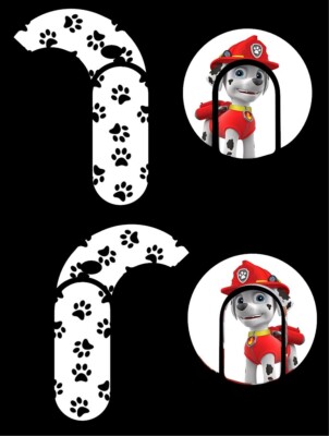 MED EL SONNET 2 COCHLEAR DECAL SKIN PAW PATROL MARSHALL DESIGN COIL BATTERY