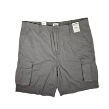 Signature by Levi Strauss Gray Cargo Shorts 10" Men's Size 42 Cotton NEW