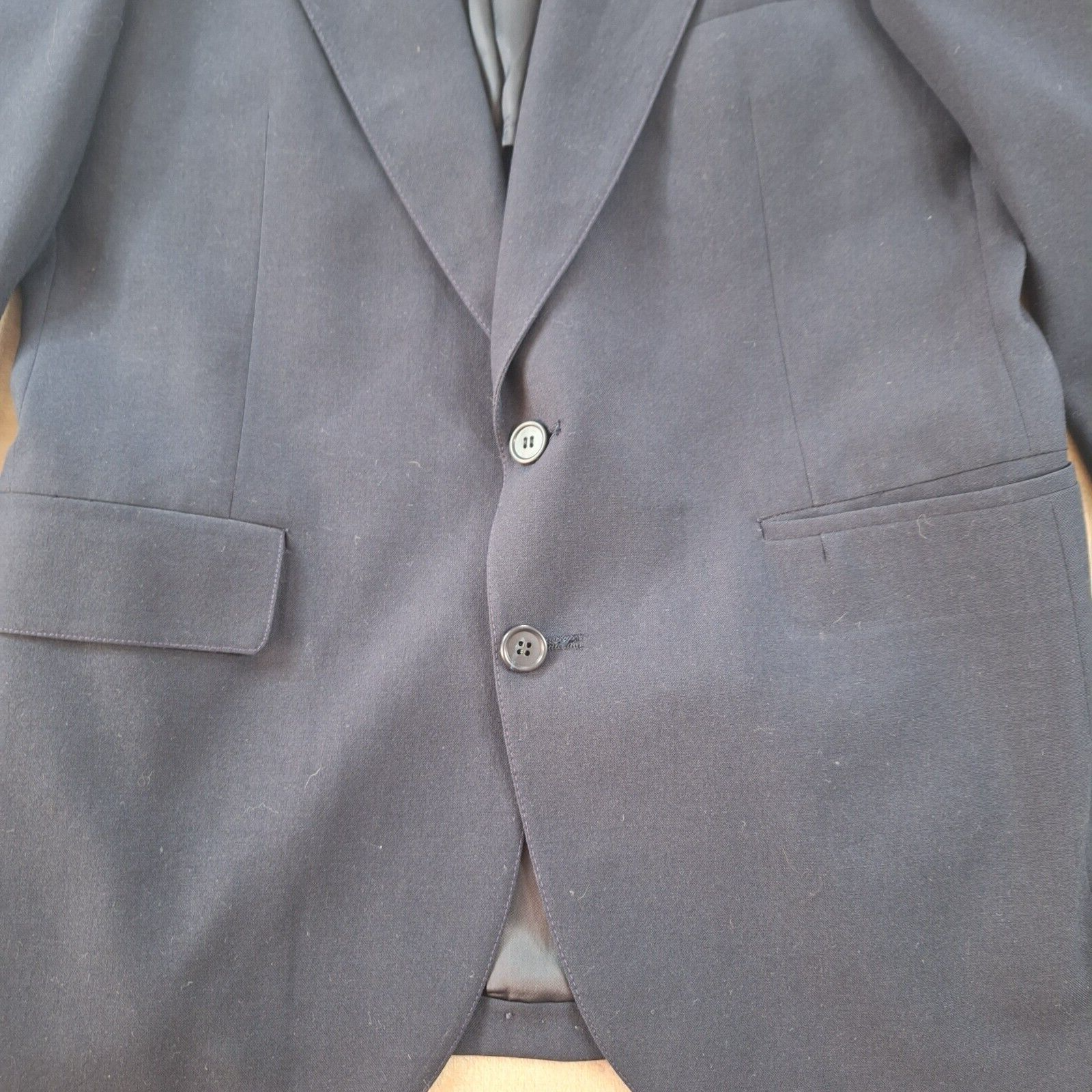 FILA Adams Row Anderson Little Blazer Uomo 38S Blu Monopetto Monoventilato