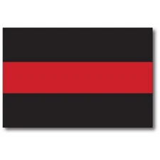 Magnet Me Up Thin Red Line Magnet Decal-4x6 Heavy Duty for Car Truck SUV-In Supp