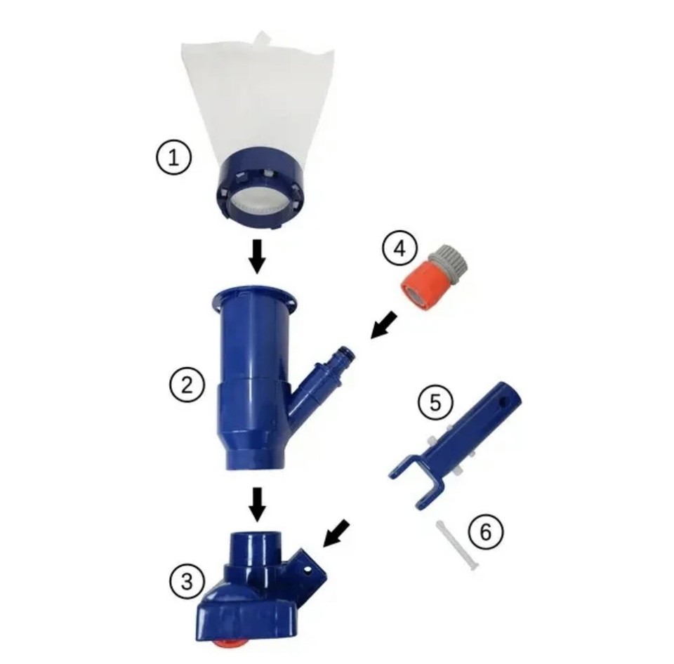 NEW! Mainstays Swimming Pool & Spa Vacuum Head Garden Hose Attachable EFFECTIVE! eBay