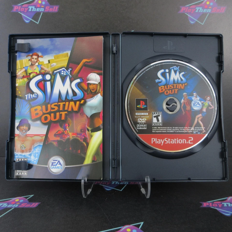 Refurbished The Sims Bustin' Out PS2 PlayStation 2 GH Complete  - 1 Year Warra.. - Image 3 of 4