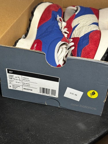 New Balance 327 Sneakers - Team Red Blue MS327CH Size 10.5 Pre-Owned - Picture 10 of 12