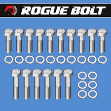 BBF INTAKE MANIFOLD BOLTS HEX STAINLESS KIT BIG BLOCK FORD 429 460 CAR F-SERIES