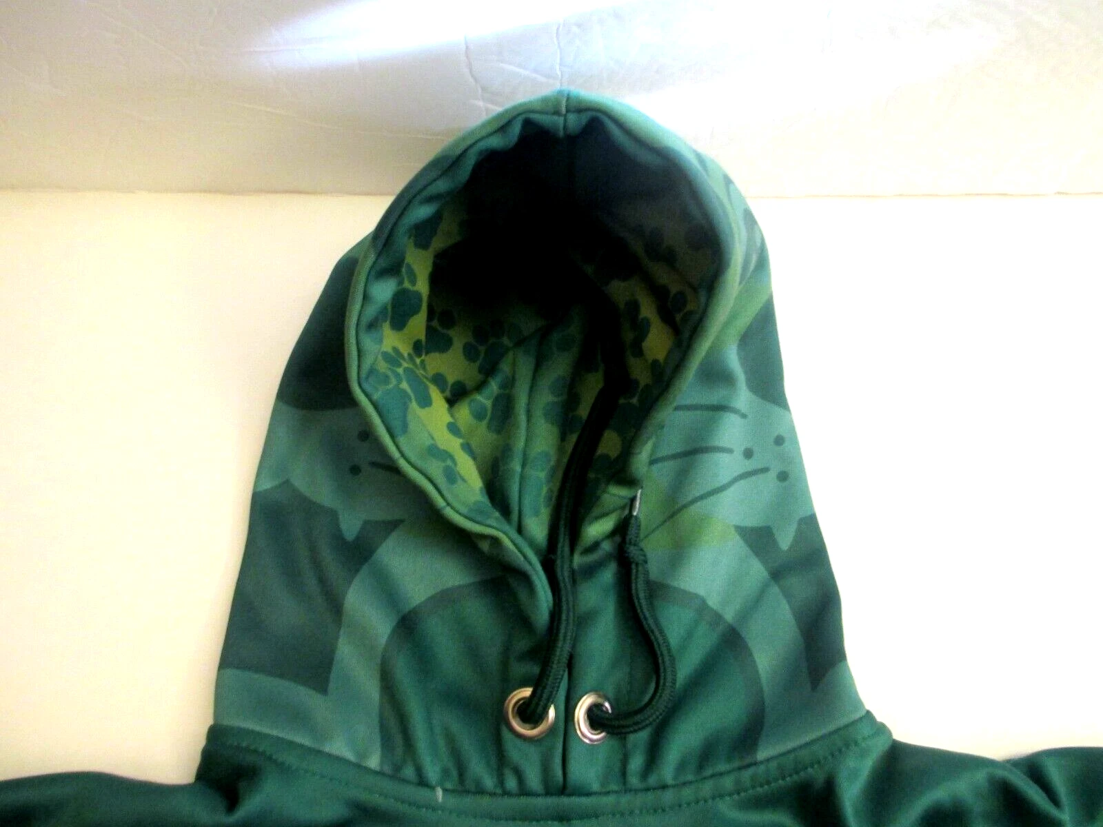 VETEMENTS Felpa con cappuccio Cheetahs Cross Country stampa grafica pullover riscaldamento pista giovane grande