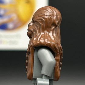 LEGO Brand Star Wars Minifigure Head Modified 30483pb01 for Chewbacca sw0011