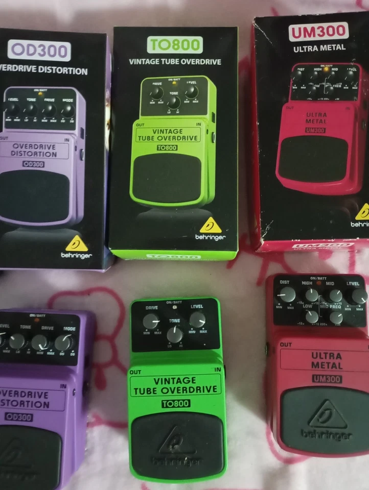 Behringer / Harley Benton Set Pedal Power Plant Kabel Clip-Tuner Capodaster. TOP - Bild 3 von 4