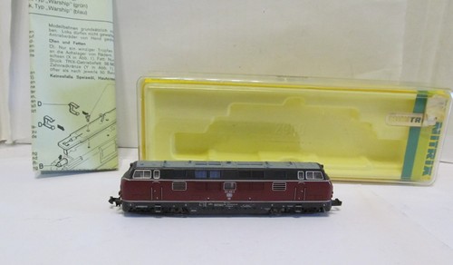 Minitrix, Spur N, EMS, 12161, analoge Diesellok 221 109-2, DB, OVP,  XZ2020X | Condition: Gebraucht