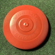 vintage THE ORIGINAL 1966 WHAM-O RED FRISBEE 9 inch diameter MADE IN USA