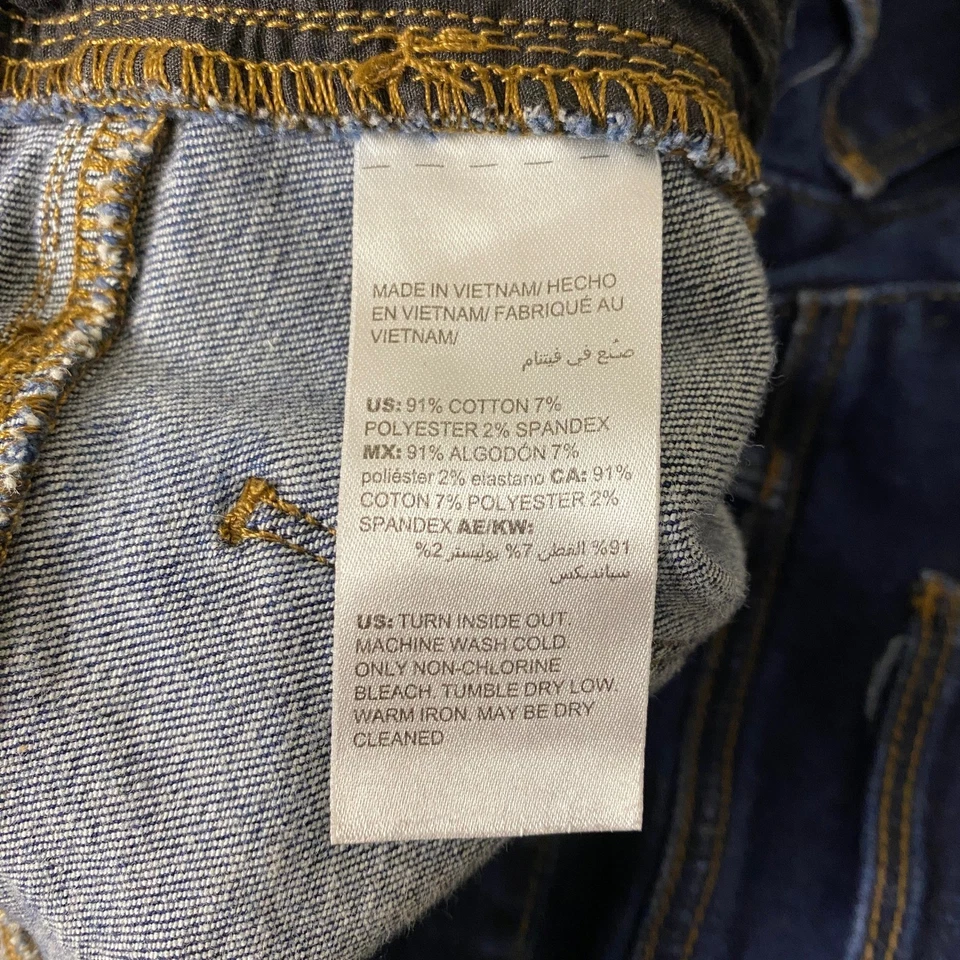 Pantalones de mezclilla Chicos para mujer talla 2R azul pequeño pierna ajustada cómodos elásticos Foto 4 de 4