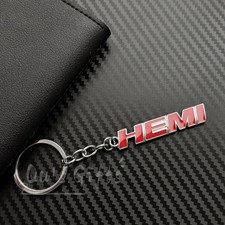 Hemi Metal Keychain For Dodge Challenger Charger Ram Chrysler 300 Jeep Cherokee