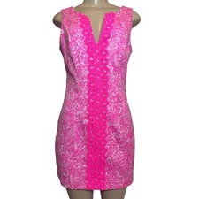Lilly Pulitzer For Target Shift Pink Dress Sleeveless Barbiecore Coastal Preppy
