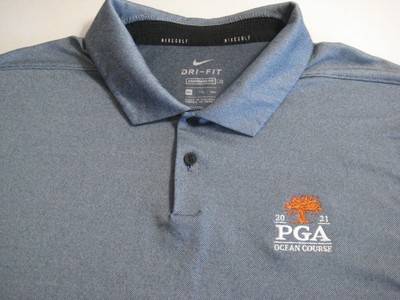 2021 PGA Championship KIAWAH OCEAN COURSE NIKE GOLF DRI-FIT Size 2XL- 5% Spandex