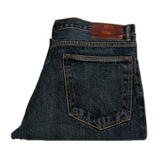 Lands' End Men's Straight Fit 5 Pocket Stretch Denim Jeans Blue 36x30 New W Tags