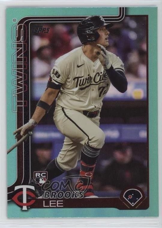 2025 Topps Series 1 Aqua Rainbow Foil Brooks Lee #317 Rookie RC 1dz7
