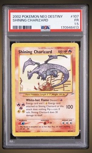 Shining Charizard (Unlimited) graded PSA 1.5 for sale on eBay