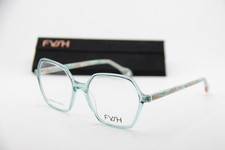 NEW FYSH 3760 S304 CLEAR LIGHT BLUE PINK ACETATE AUTHENTIC EYEGLASSES 53-17