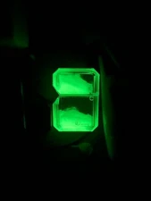 Zippo Lighter Case with Light Green Luminescence New Used